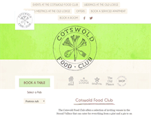Tablet Screenshot of food-club.com